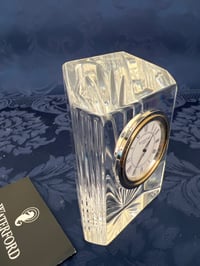 Image 2 of **V-423 Vintage Waterford Crystal Colonnade Clock Ireland