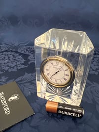 Image 5 of **V-423 Vintage Waterford Crystal Colonnade Clock Ireland