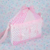 Quilted Carousel Bag: Pink