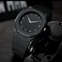 Black Arabic Luxury Watch