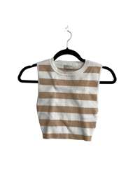BABATON STRIPED TANK TOP (XS)
