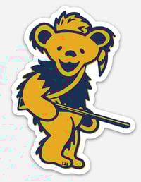 WV Mountaineer Dead Bear sticker