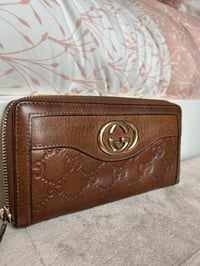 Image 2 of Gucci GG Microguccissima Brown Purse
