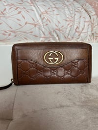 Image 1 of Gucci GG Microguccissima Brown Purse