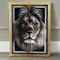 Image 2 of Original Lion painting 