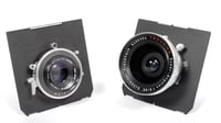 Image 9 of Stenopeika Hyper MKII Advanced 4X5 camera w/ 90mm + 150mm lenses +holders +FILM #0125