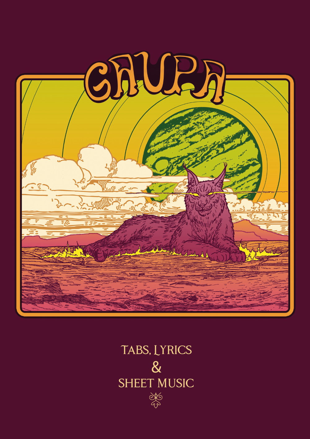 Image of Collector's book - TABs, lyrics and sheet music (GAUPA EP)