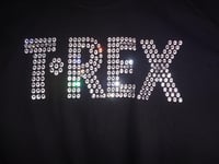Image 3 of Hand customised T Rex T shirt