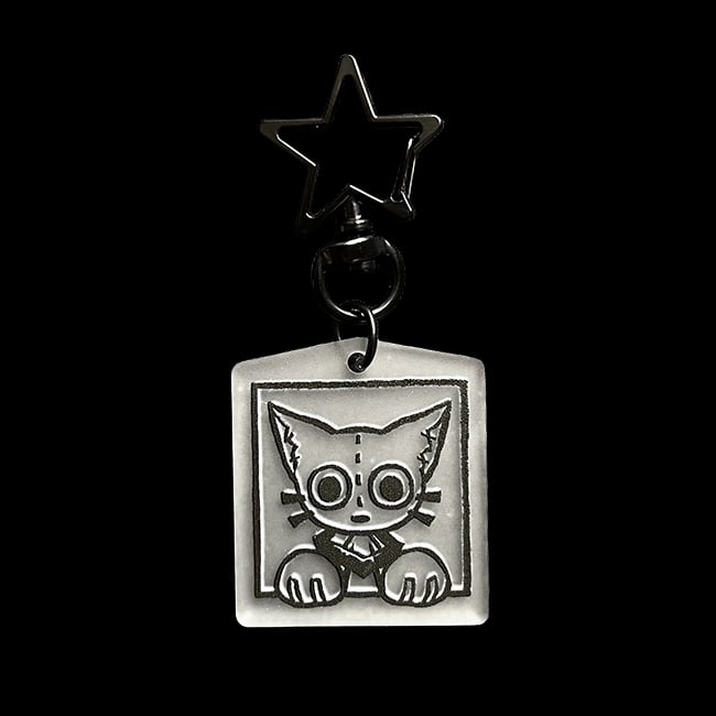 CAT AND BUNNY KEYCHAINS