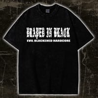 Draped In Black “evil blackened hardcore” shirt