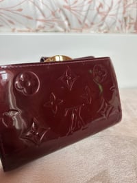 Image 4 of Louis Vuitton Burgundy Vernis Leather Purse