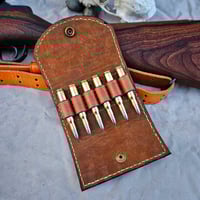 Image 1 of Leather ammo wallet