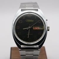 Image 1 of Slava 2428 - Day Date - 26 Jewels - USSR Vintage Watch