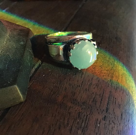 Image of Cloudy Moonstone ring