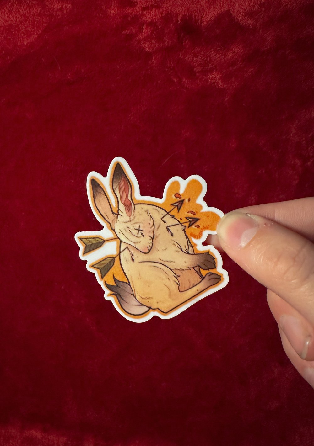 Image of "Rabbit hunting season" Sticker 
