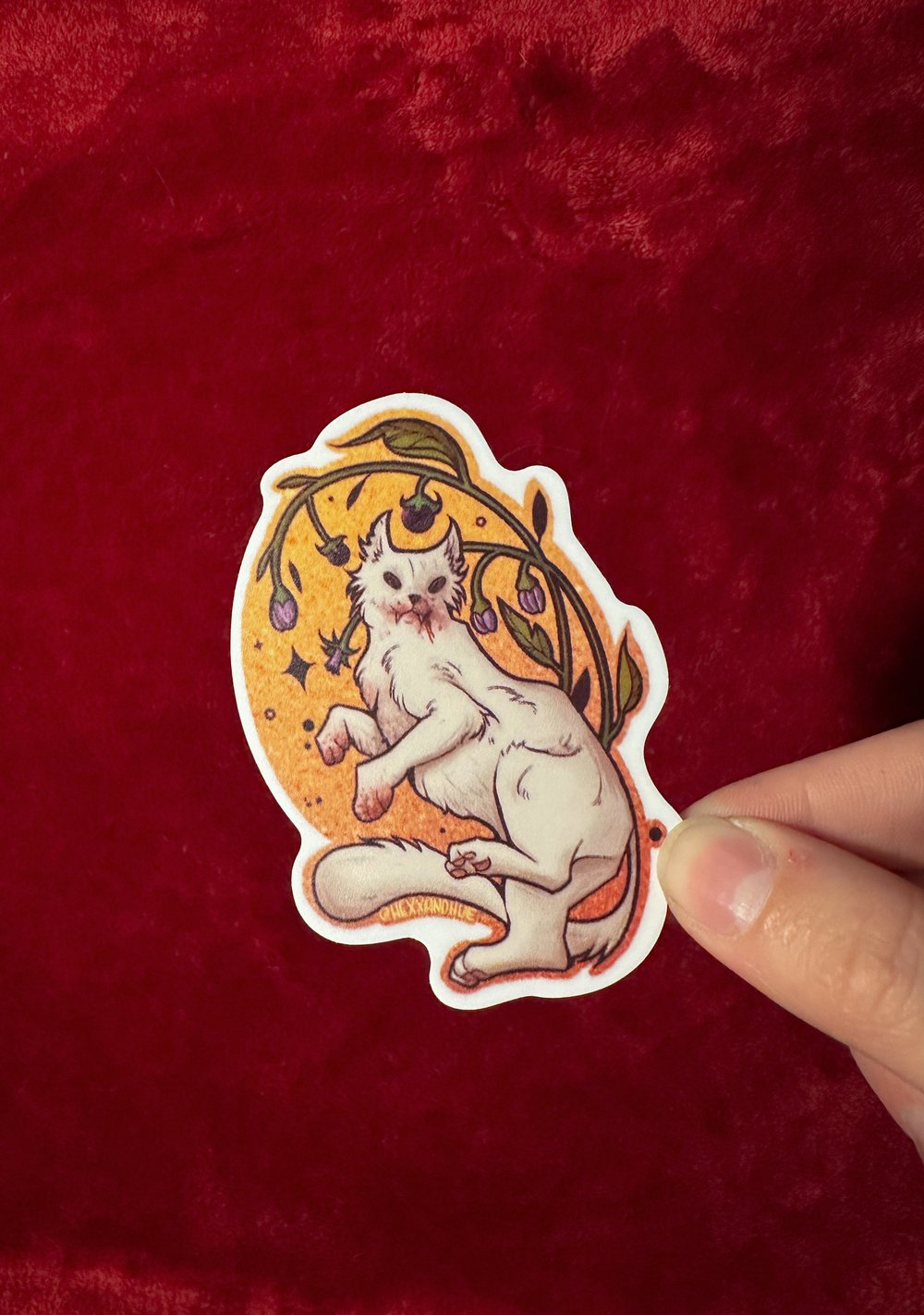 Image of "Hallowkitty" Sticker 