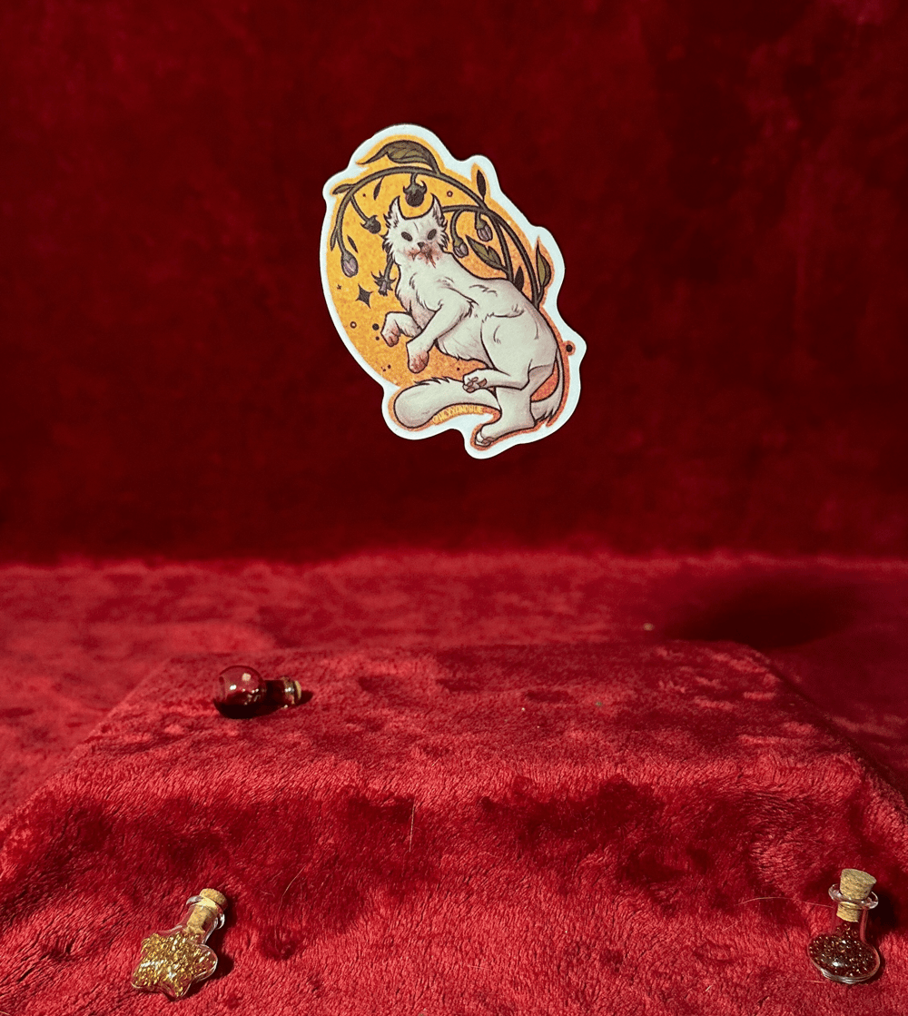 Image of "Hallowkitty" Sticker 