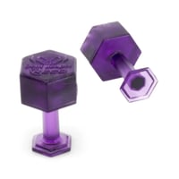 Image 2 of Dent Reaper Dead Center Purple Hex Tabs (10 Tabs) (KECO)