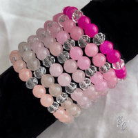 Image 1 of Pink Crystal Bracelets 
