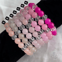 Image 2 of Pink Crystal Bracelets 