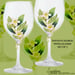 Image of Havana Floral Wine Glasses