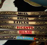 Image 2 of Adult name belts
