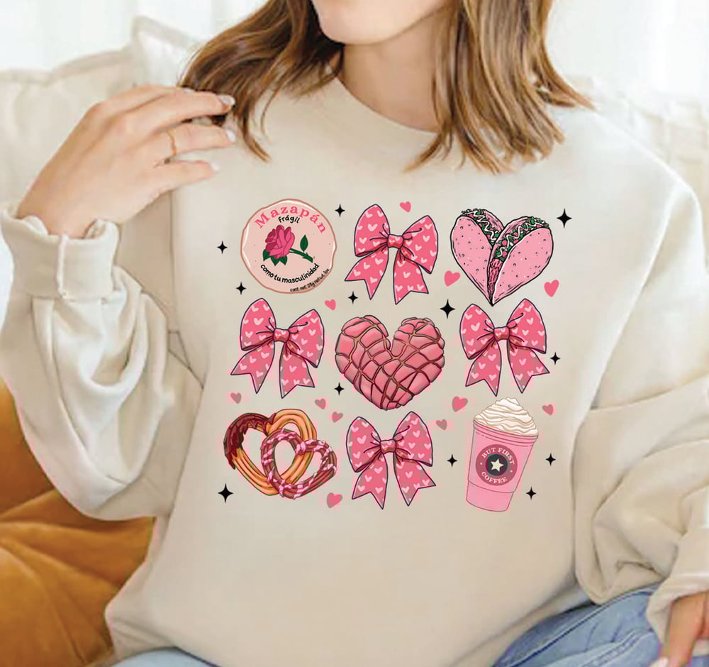 Image of MAZAPAN COQUETTE T SHIRT AND SWEATER