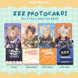 Image of ZZZ Glittery Photocards