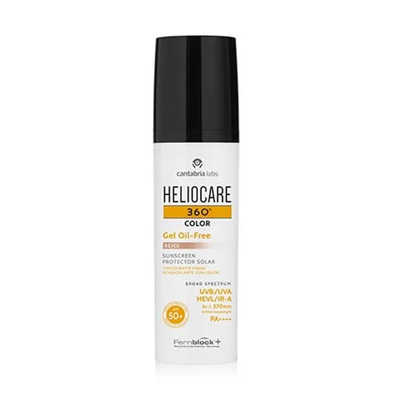 Image of Heliocare 360 Oil-Free Gel Color BEIGE SPF50+ 50ml