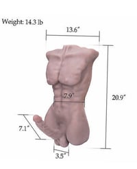 Image 1 of 3D Love Realistic Sex Dildo (Pre-Order Only)