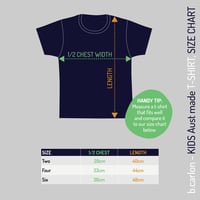 Image 3 of 'AUSTRALIAN POWERFUL OWL' - KIDS AUST MADE T-SHIRT