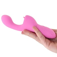 Image 5 of Rechargeable Butterfly Kiss Flicker Vibrator in Pink