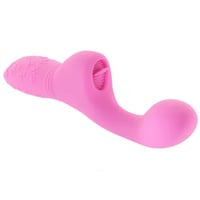 Image 3 of Rechargeable Butterfly Kiss Flicker Vibrator in Pink