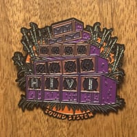Image 3 of Hi-Vi Sound System Enamel Pin 