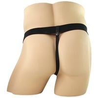 Image 5 of Fetish Fantasy 9 Inch Hollow Strap-On with Balls in Chocola