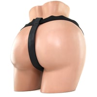 Image 6 of Realistic 8 Inch Strap-On in Black
