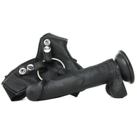 Image 4 of Realistic 8 Inch Strap-On in Black