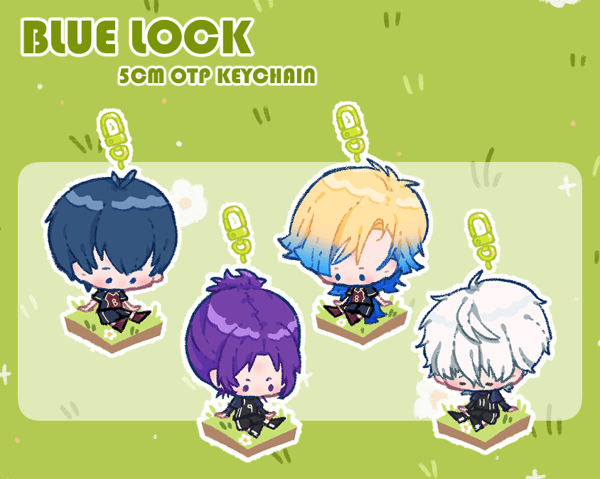 Image of (PREORDER) Blue Lock OTP keychain
