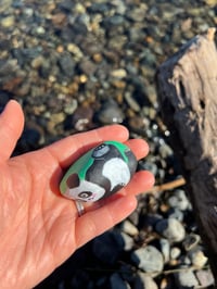 Image 3 of Pudding the Panda Rock 🐼💛