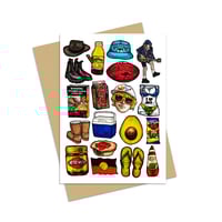 Image 1 of Aussie Icons Greeting Card