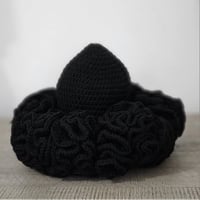 Signature Black Ruffle Hat