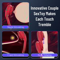 Image 13 of Cock Ring With Male Rose Clit Vibrator for Couples