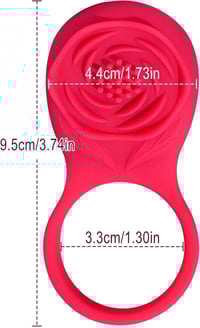 Image 3 of App Vibrating Cock Ring Vibrator Penis Ring Pleasure 