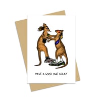 Image 1 of Eshay Kangaroos Greeting Cards