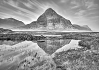 Morning mist at Rannoch exclusive print (monochrome)