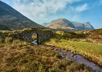 The old bridge and burn exclusive print