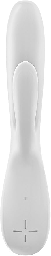 Image 3 of OVO E5 Silicone Rechargeable Dual Vibe Rabbit Waterproof White