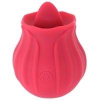 Image 2 of inmi Wild Violet Licking Clitoral Stimulator in Red
