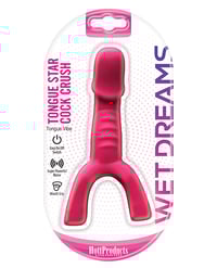Wet Dreams Tongue Star Cock Crush Vibe – Pink