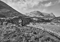 The old bridge and burn exclusive print (monochrome)